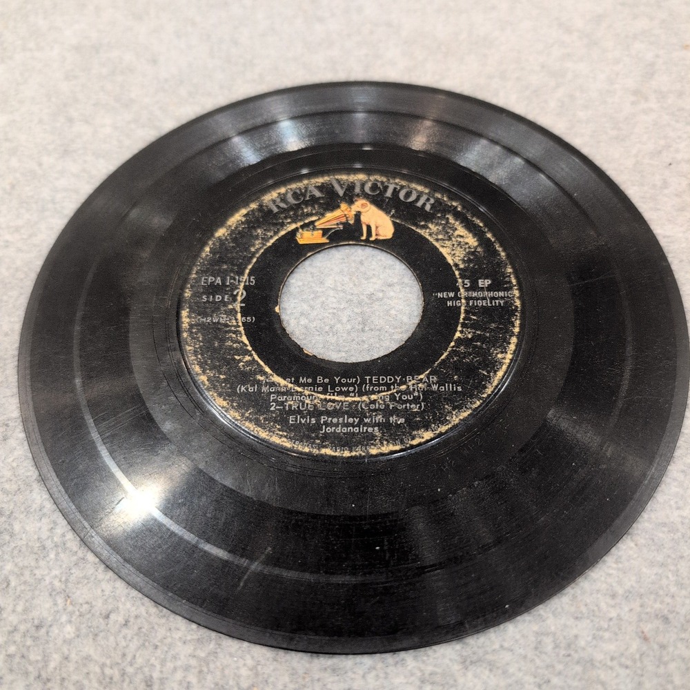 Elvis Presley Loving You EP 45 RPM RCA Victor EPA 1-1515 Teddy Bear True Love - Picture 3 of 4